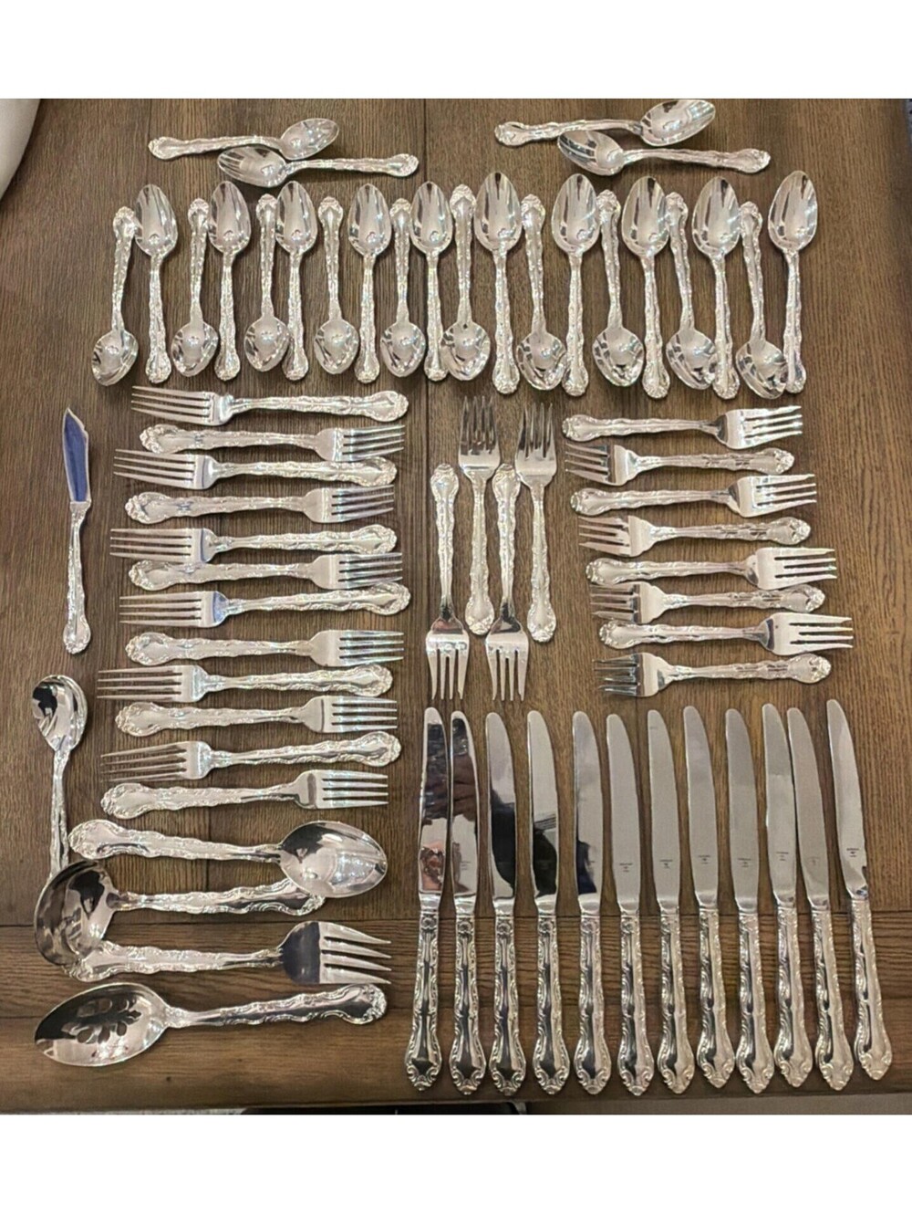 Gorham French Classic Silverplate Flatware 66 Pc - Service for 12 - Excellent
